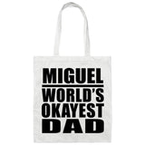 Miguel World's Okayest Dad - Tote Bag White