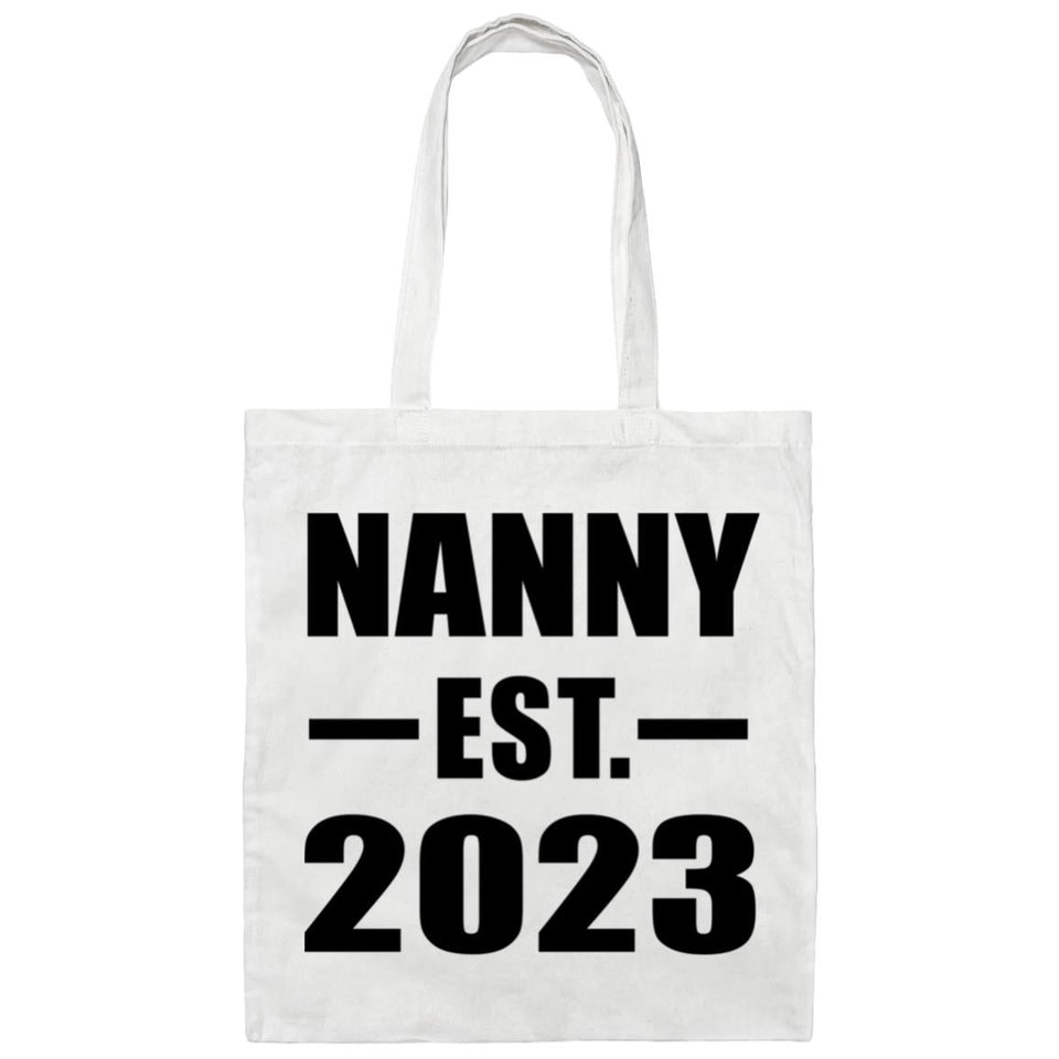 Nanny Established EST. 2023 - Tote Bag White