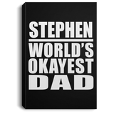 Stephen World's Okayest Dad - Canvas Portrait