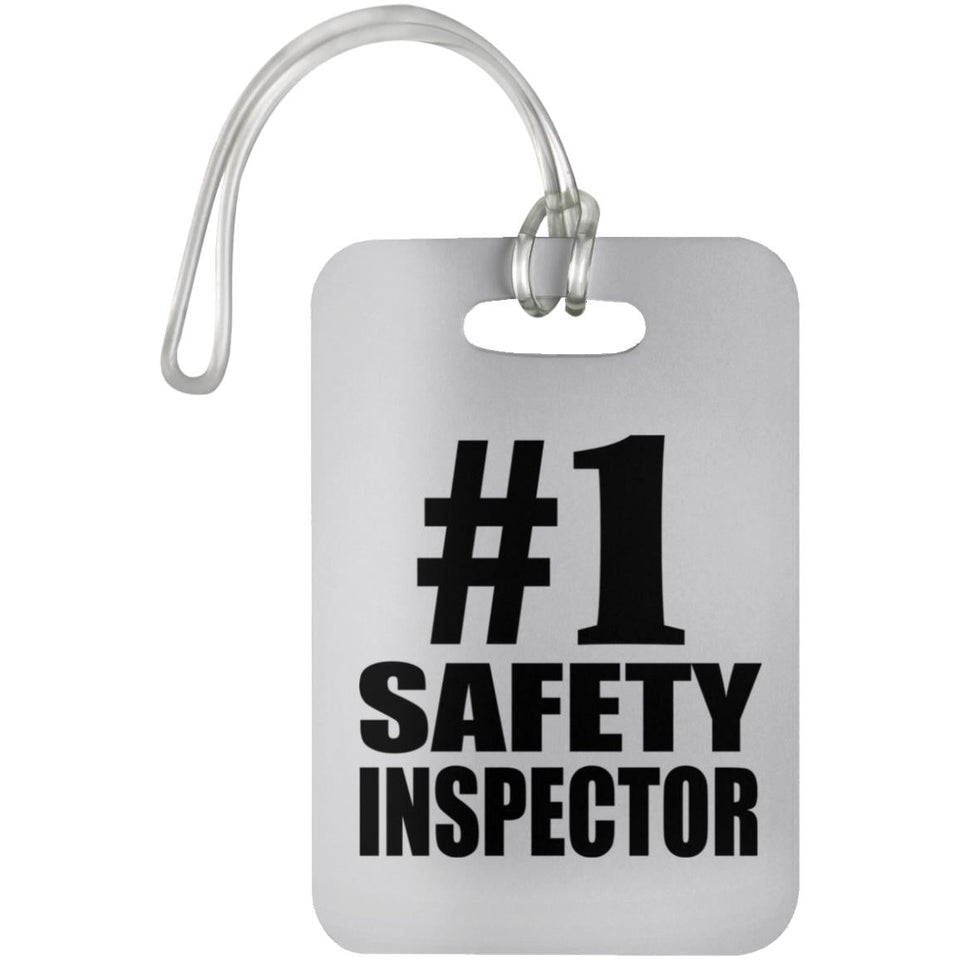 Number One #1 Safety Inspector - Luggage Bag Tag