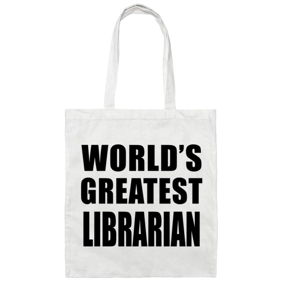 World's Greatest Librarian - Tote Bag White