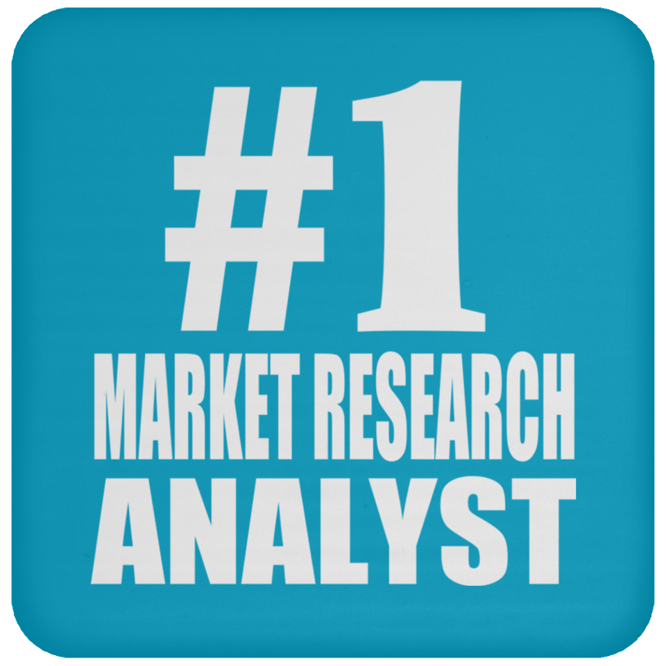 Number One #1 Market Research Analyst - Drink Coaster