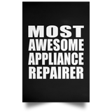 Most Awesome Appliance Repairer - Poster Portrait