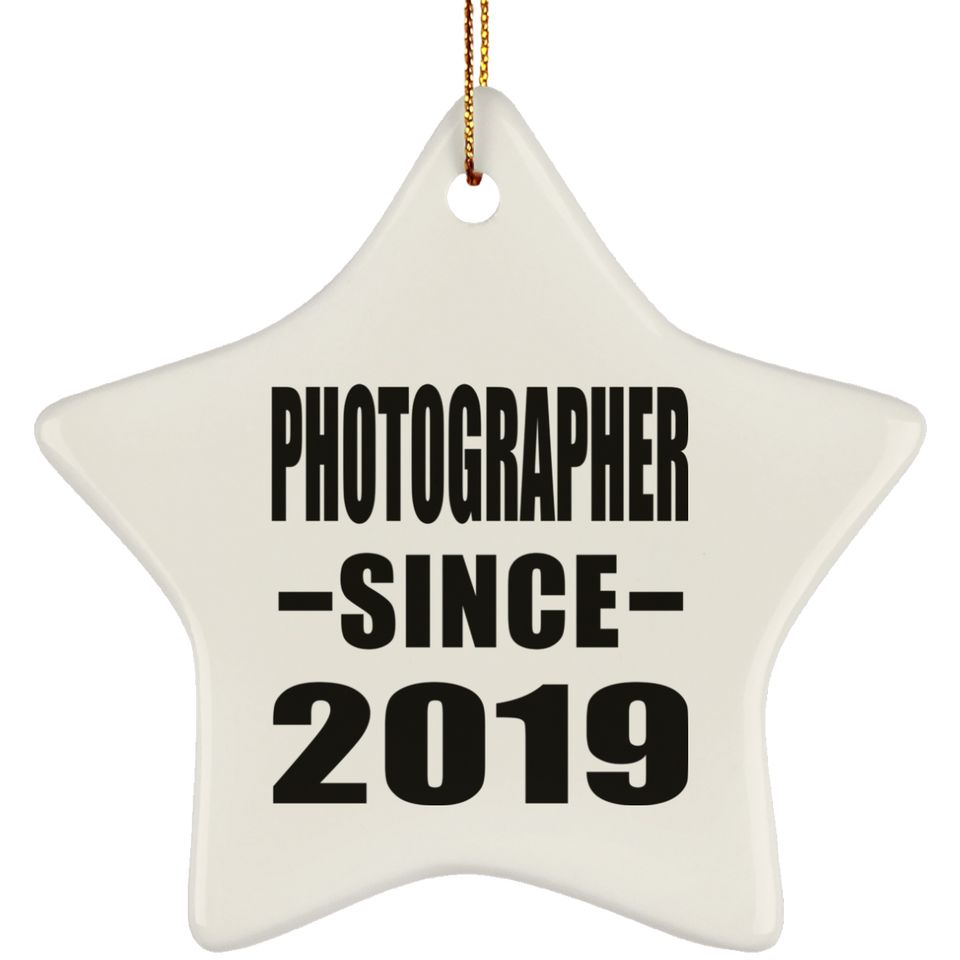 Photographer Since 2019 - Star Ornament