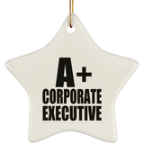 A+ Corporate Executive - Star Ornament