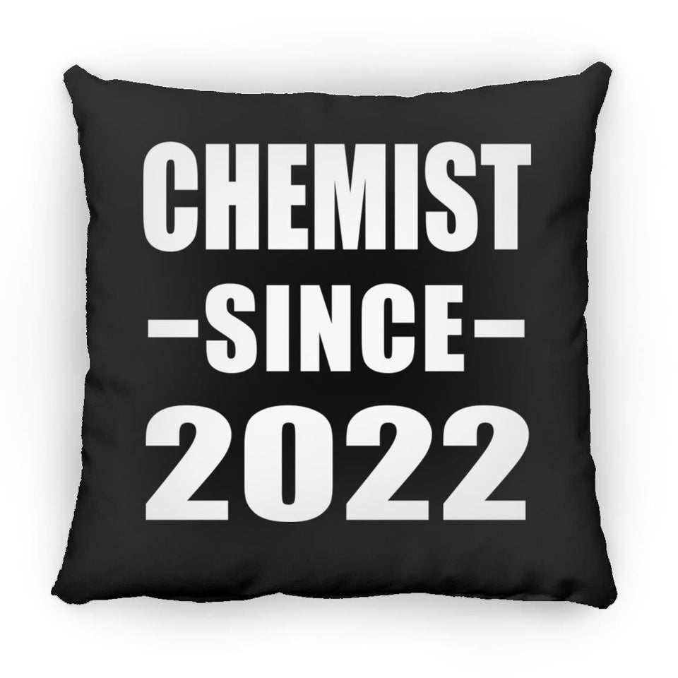 Chemist Since 2022 - Throw Pillow Black