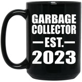 Garbage Collector Established EST. 2023 - 15oz Coffee Mug Black