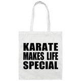 Karate Makes Life Special - Tote Bag White