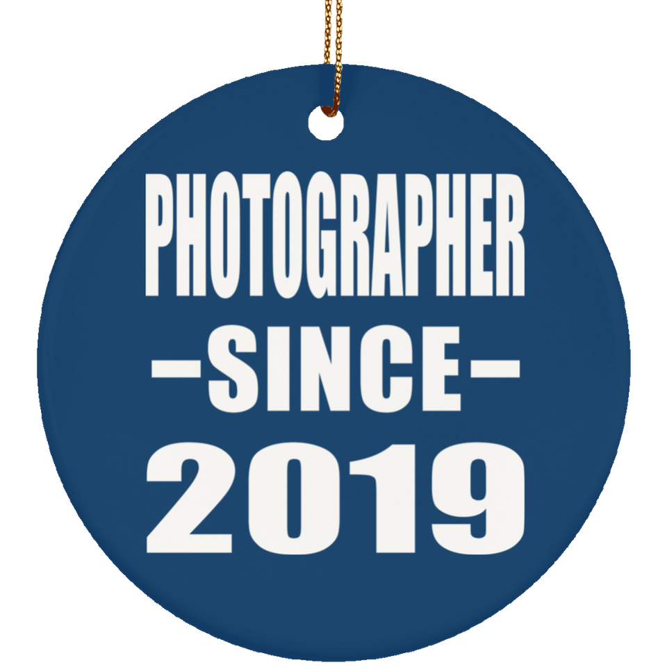 Photographer Since 2019 - Circle Ornament