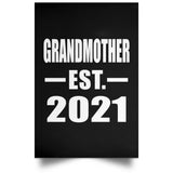 Grandmother Established EST. 2021 - Poster Portrait