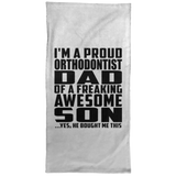 Proud Orthodontist Dad Of Awesome Son - Hand Towel