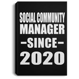 Social Community Manager Since 2020 - Canvas Portrait