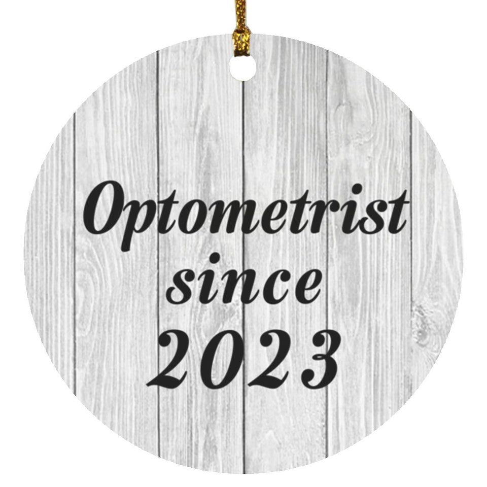 Optometrist Since 2023 - Circle Ornament F