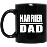 Harrier Dad - 11oz Coffee Mug Black