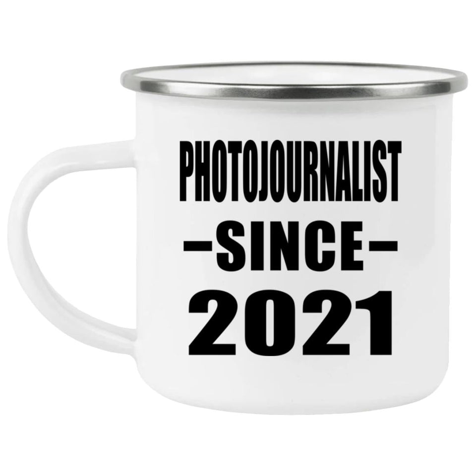 Photojournalist Since 2021 - 12oz Camping Mug