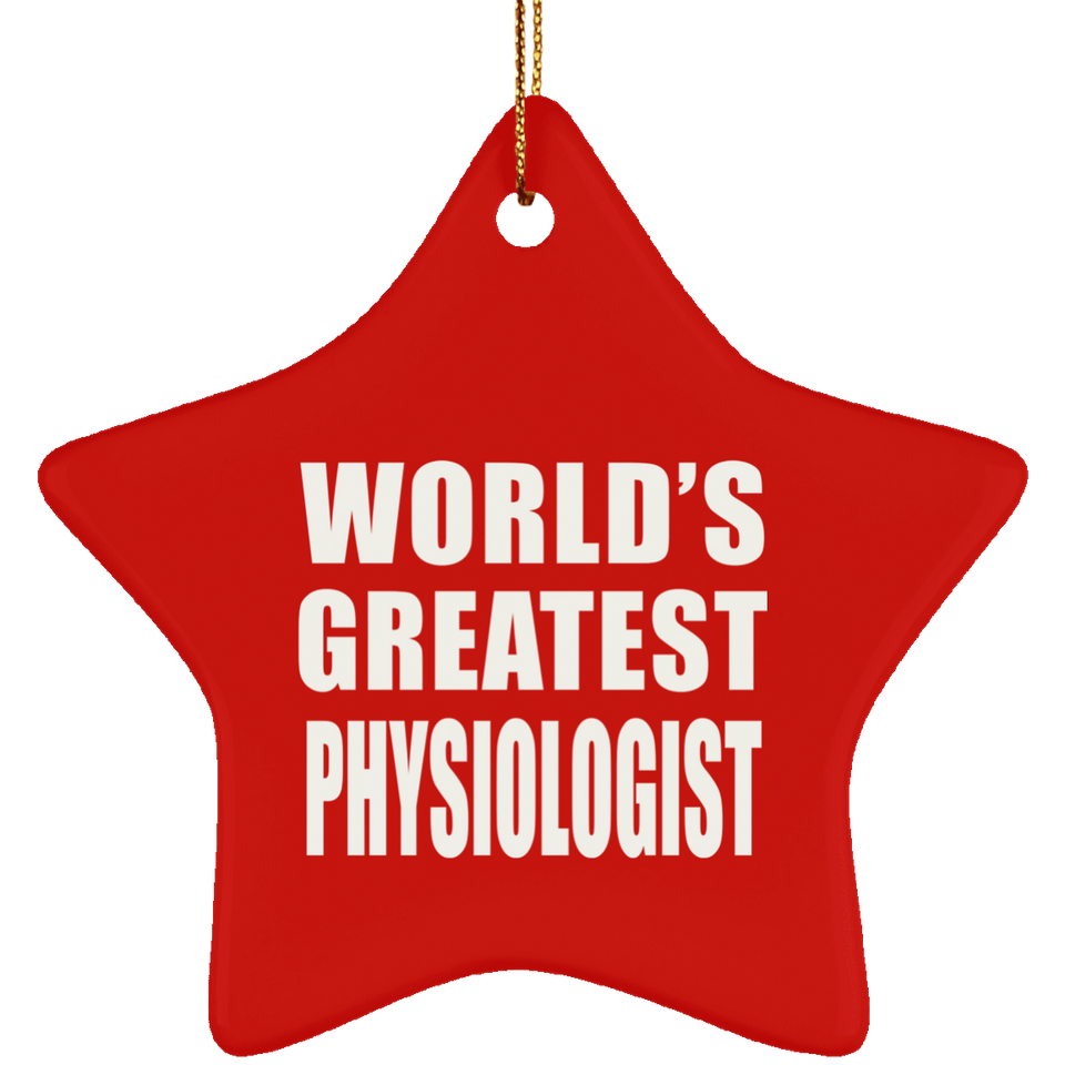World's Greatest Physiologist - Star Ornament