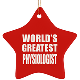 World's Greatest Physiologist - Star Ornament