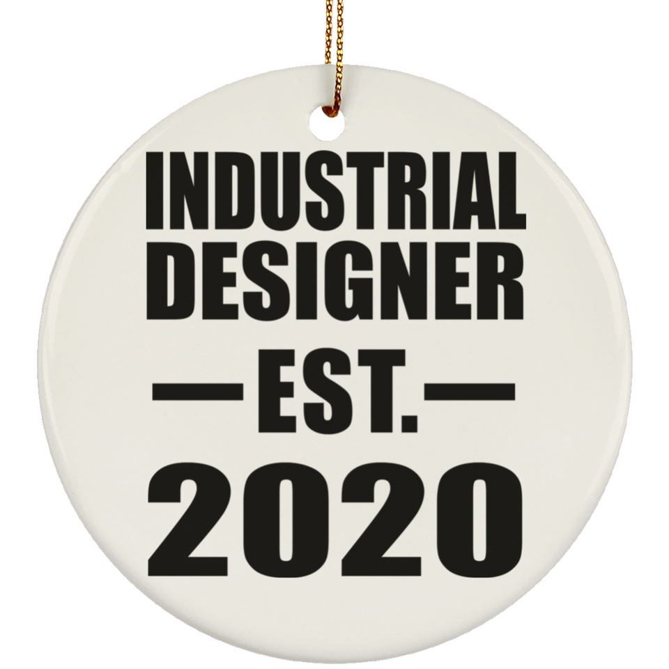 Industrial Designer Established EST. 2020 - Circle Ornament