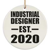 Industrial Designer Established EST. 2020 - Circle Ornament
