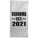 Grandma Established EST. 2021 - Hand Towel