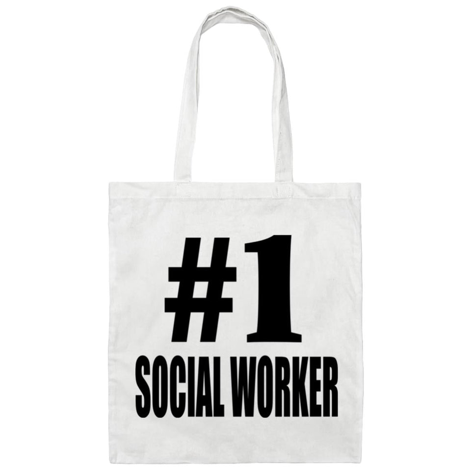 Number One #1 Social Worker - Tote Bag White