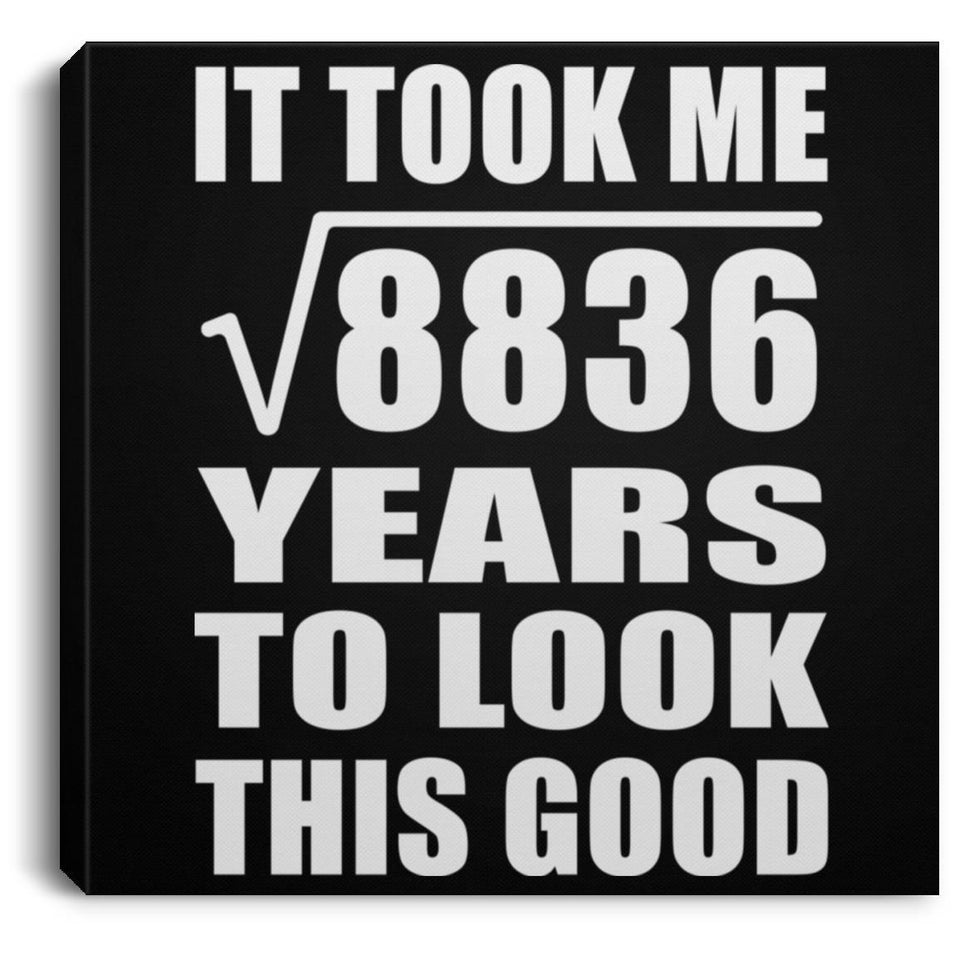 94th Birthday Took Square Root of 8836 Years To Look Good - Canvas Square
