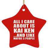 All I Care About Is Kai Ken - Star Ornament