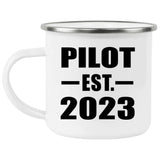 Pilot Established EST. 2023 - 12oz Camping Mug