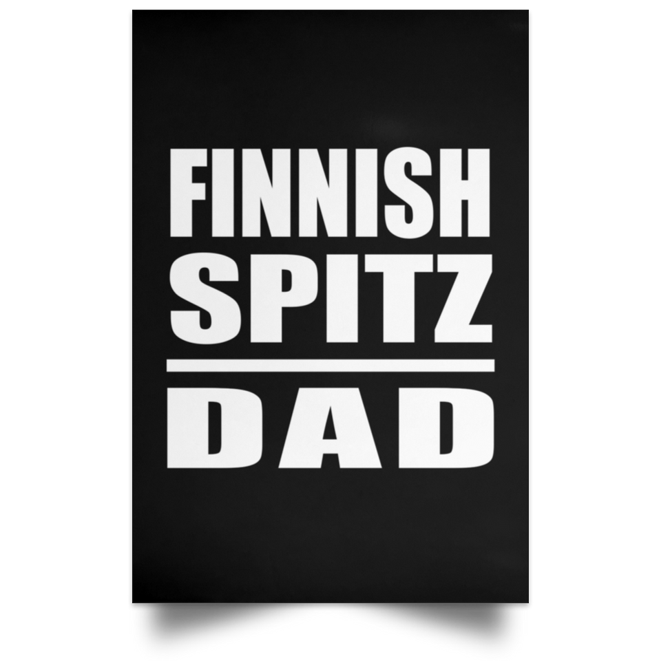 Finnish Spitz Dad - Poster Portrait