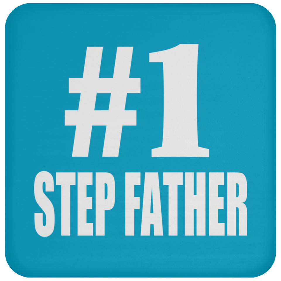 Number One #1 Step Father - Drink Coaster