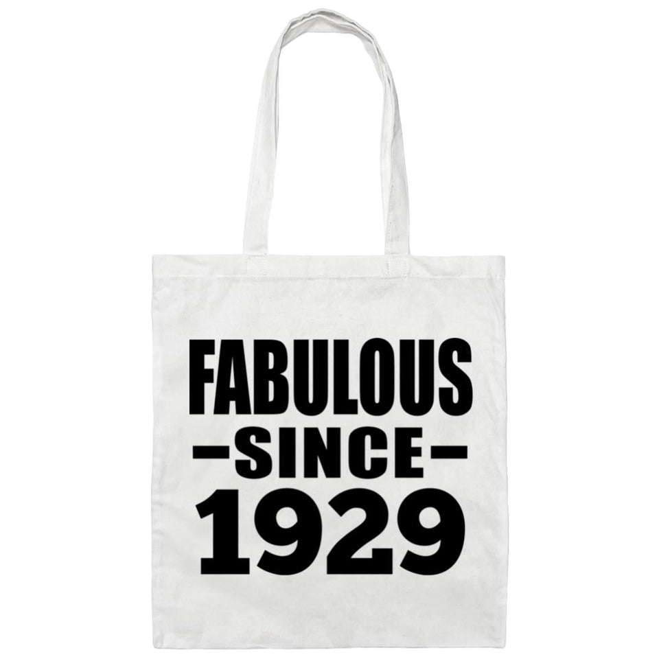 95th Birthday Fabulous Since 1929 - Tote Bag White