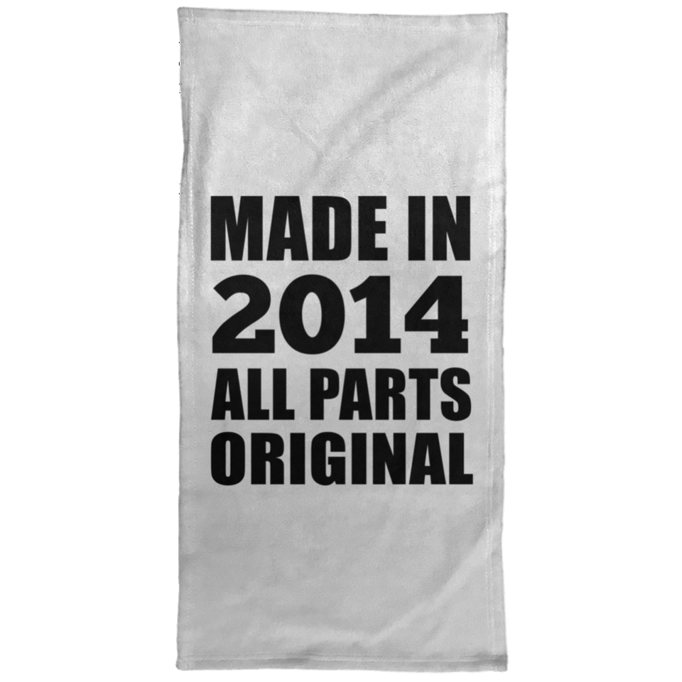 10th Birthday Made in 2014 All Parts Original - Hand Towel