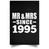29th Anniversary Mr & Mrs Since 1995 - Poster Portrait