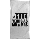 78th Anniversary Square Root of 6084 Years As Mr & Mrs - Hand Towel