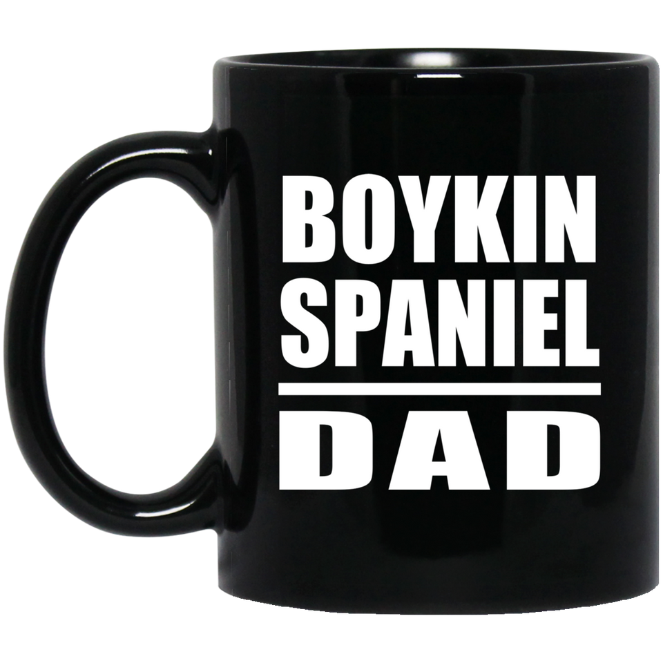 Boykin Spaniel Dad - 11oz Coffee Mug Black