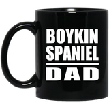 Boykin Spaniel Dad - 11oz Coffee Mug Black