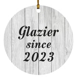 Glazier Since 2023 - Circle Ornament F