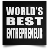 World's Best Entrepreneur - Poster Square