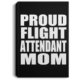 Proud Flight Attendant Mom - Canvas Portrait