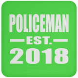 Policeman Established EST. 2018 - Drink Coaster