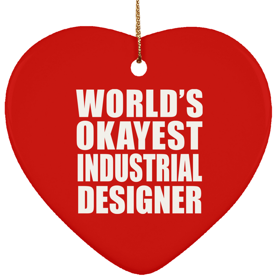 World's Okayest Industrial Designer - Heart Ornament
