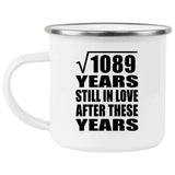 33rd Anniversary Square Root of 1089 Years Still In Love - 12oz Camping Mug