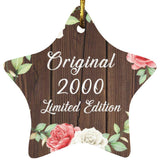 24th Birthday Original 2000 Limited Edition - Star Ornament A