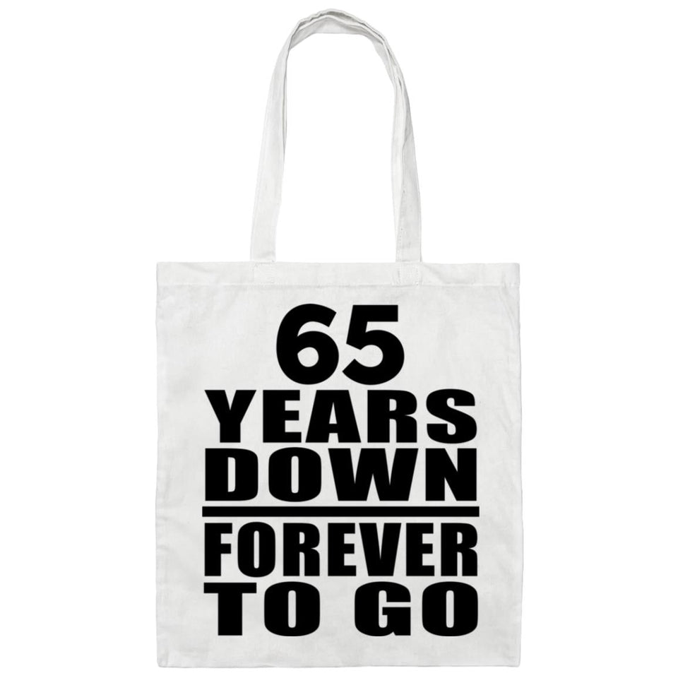 65th Anniversary 65 Years Down Forever to Go - Tote Bag White