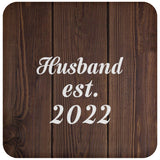 Husband Established EST. 2022 - Drink Coaster D
