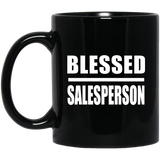 Blessed Salesperson - 11oz Coffee Mug Black