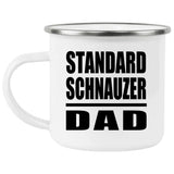Standard Schnauzer Dad - 12oz Camping Mug