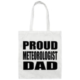 Proud Meteorologist Dad - Tote Bag White