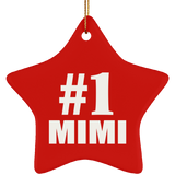 Number One #1 Mimi - Star Ornament