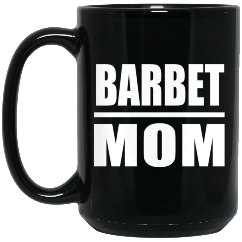 Barbet Mom - 15oz Coffee Mug Black